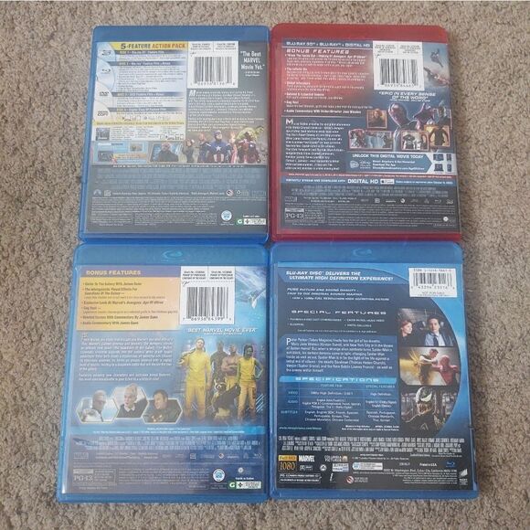 Marvel Blu-ray Lot PRE-OWNED - Picture 7 of 7